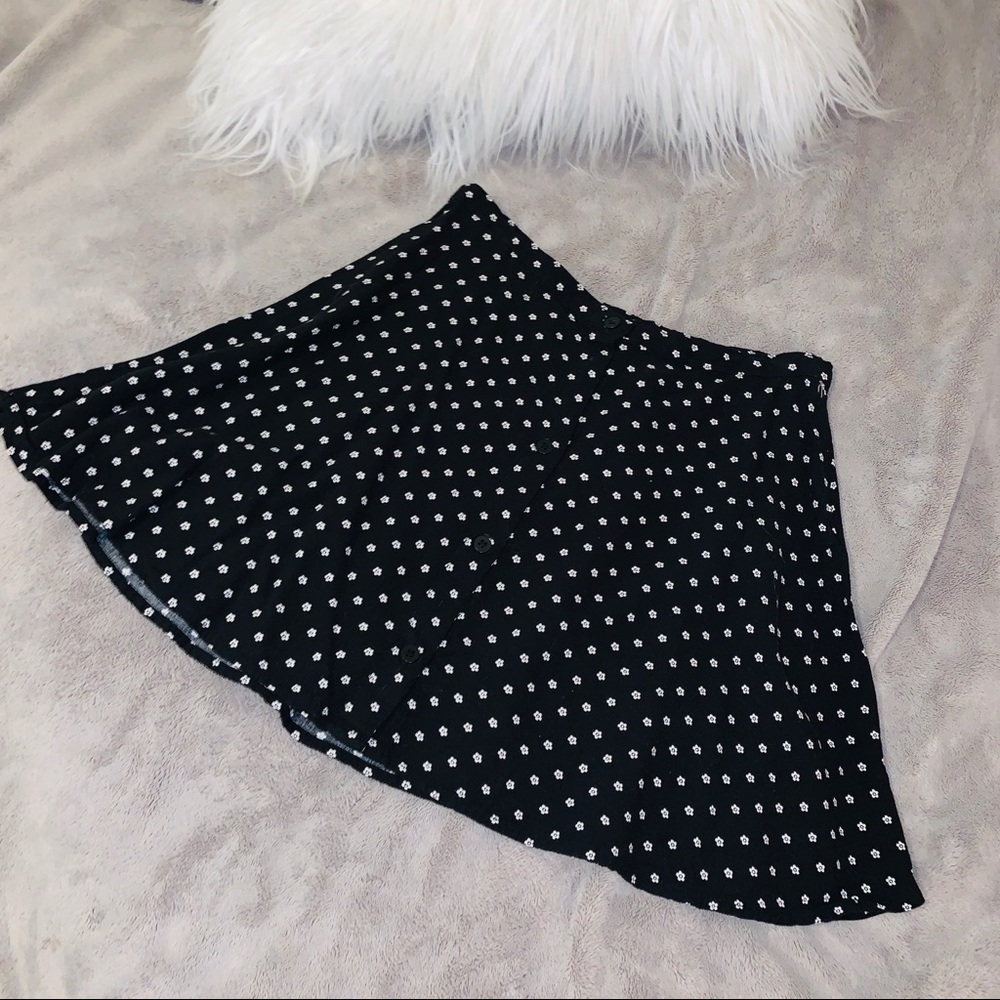 High Waisted Flowy Skirt
